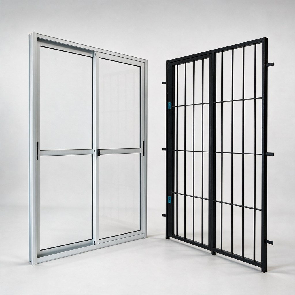 PROMO Puerta Ventana + Reja 150×200