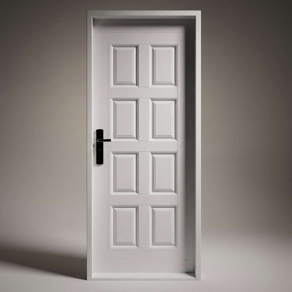 Puerta Económica AS2 · Blanca
