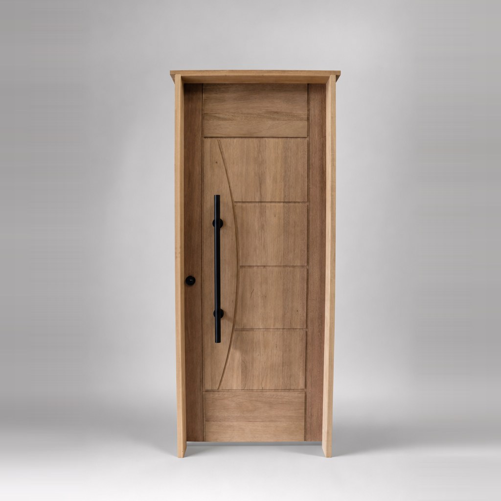 Puerta de Cedro Media Luna · Barral Negro