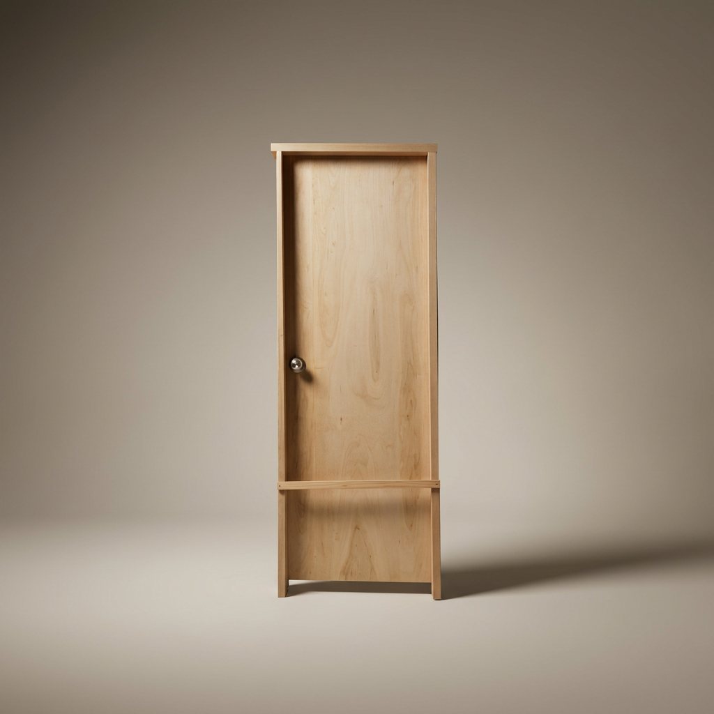 Puerta Interior en Eucalipto